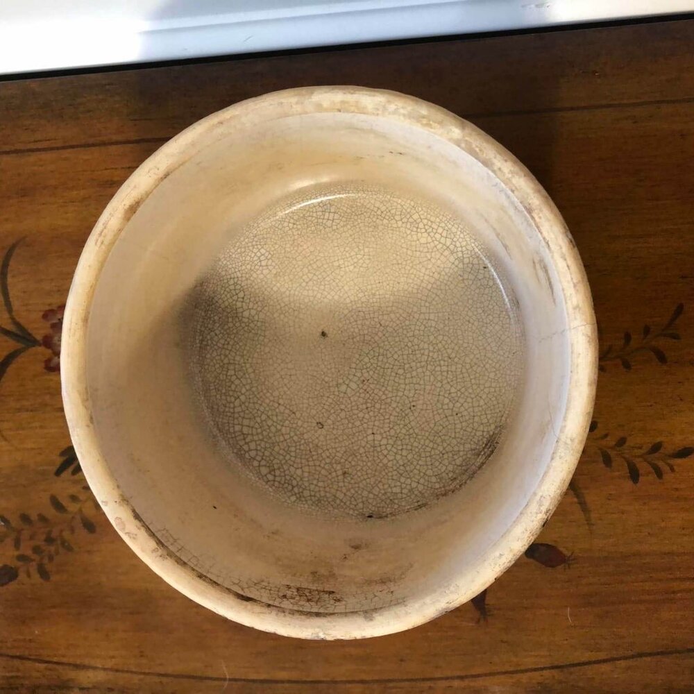 Antique stoneware crock - Pittsburg Pottery Diamond Brand 1 gallon - Picture 7 of 13